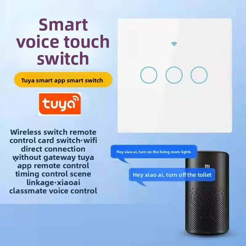 Interrupteur Connecté WiFi Tactile | Contrôle Vocal & Programmation